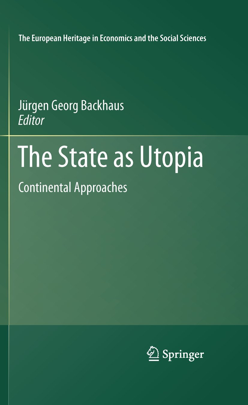 The State as Utopia (English, Jürgen Backhaus) - Image 2 - BookBajar