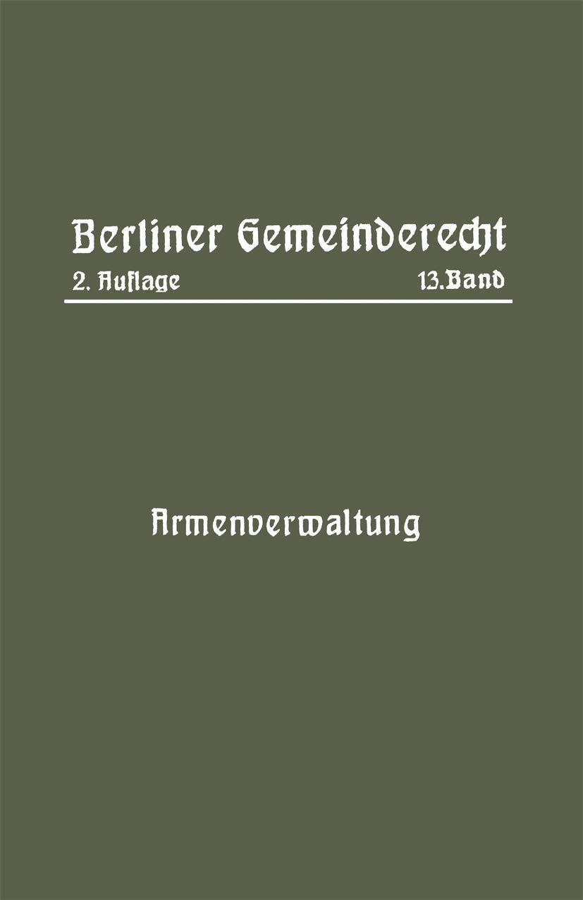 Armenverwaltung (English, Magistrat Von Berlin) - Image 2 - BookBajar