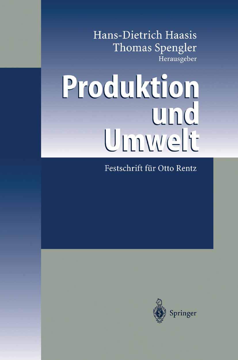 Produktion Und Umwelt (English, Hans-Dietrich Haasis | Thomas S. Spengler) - Image 2 - BookBajar