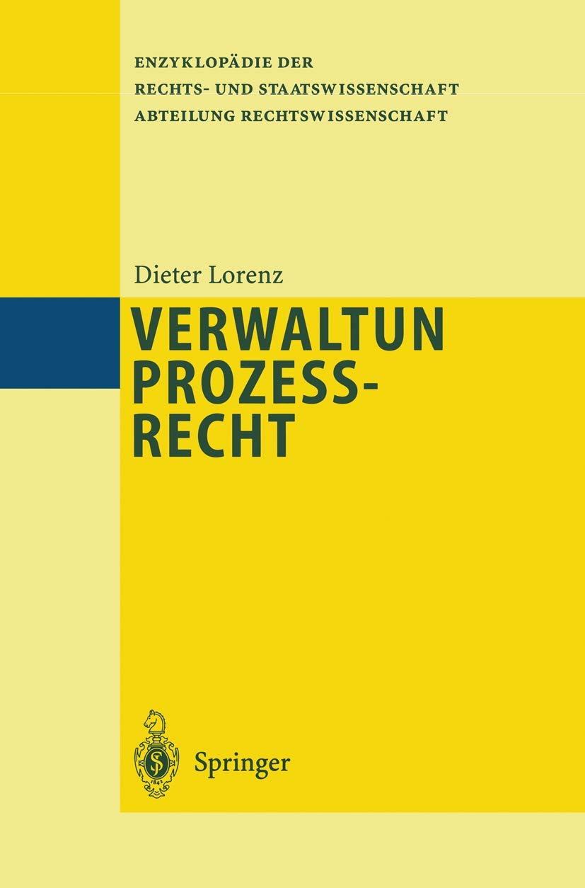 Verwaltungsprozeßrecht (English, Dieter Lorenz) - Image 2 - BookBajar