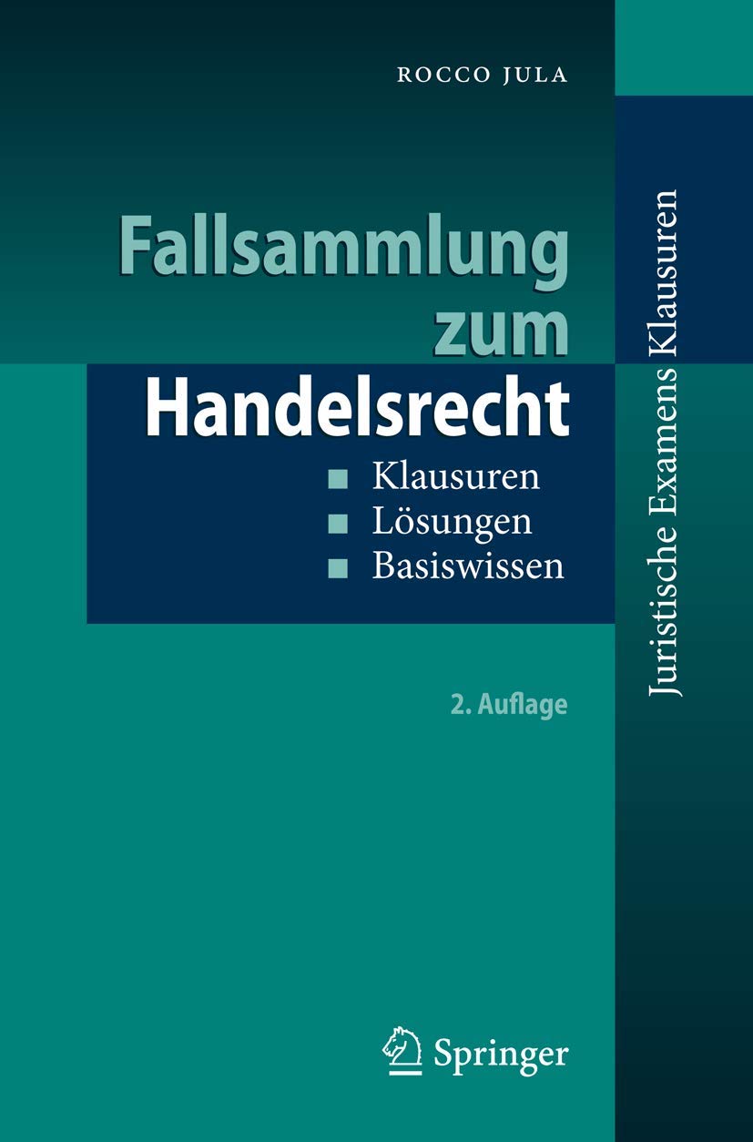 Fallsammlung Zum Handelsrecht (English, Rocco Jula) - Image 2 - BookBajar
