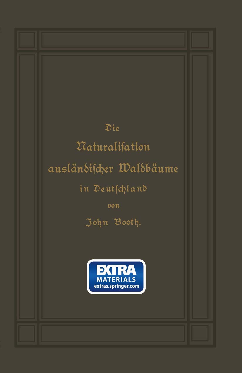 Die Naturalisation Ausländischer Waldbäume in Deutschland (English, John Booth) - Image 2 - BookBajar