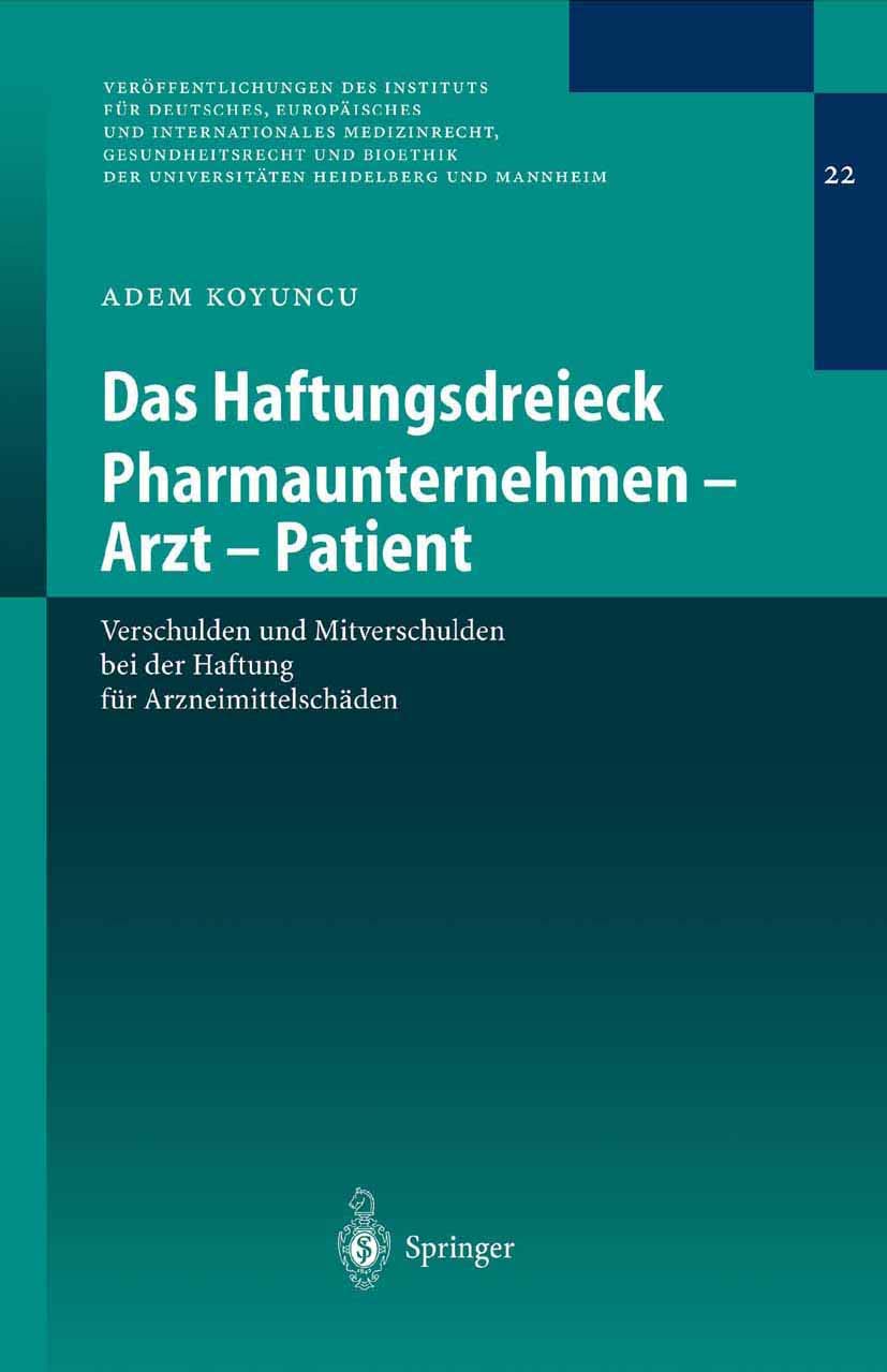 Das Haftungsdreieck Pharmaunternehmen - Arzt - Patient (English, Adem Koyuncu) - Image 2 - BookBajar