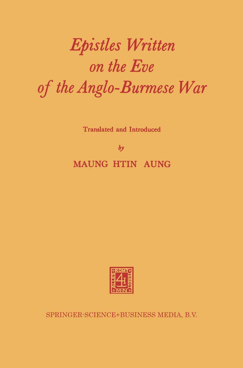 Epistles Written on the Eve of the Anglo-Burmese War (English, Shin Nandadhaja | Htin Aung) - Image 2 - BookBajar