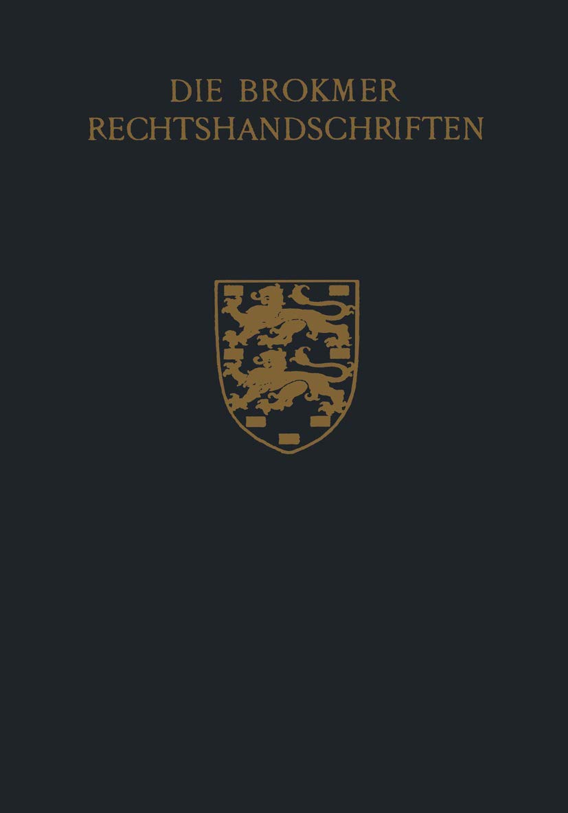 Die Brokmer Rechtshandschriften (English, W. J. Buma | W. J. Buma) - Image 2 - BookBajar