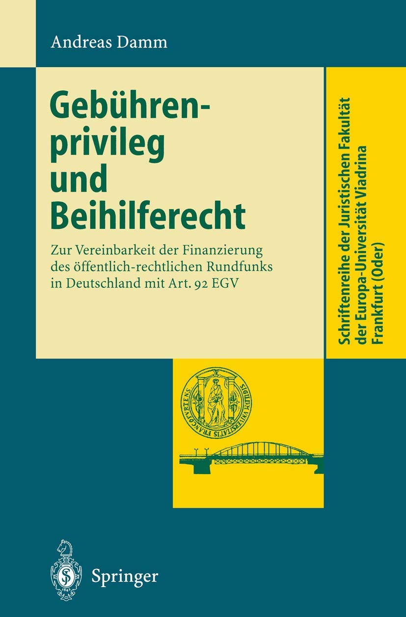 Gebührenprivileg Und Beihilferecht (English, Andreas Damm) - Image 2 - BookBajar