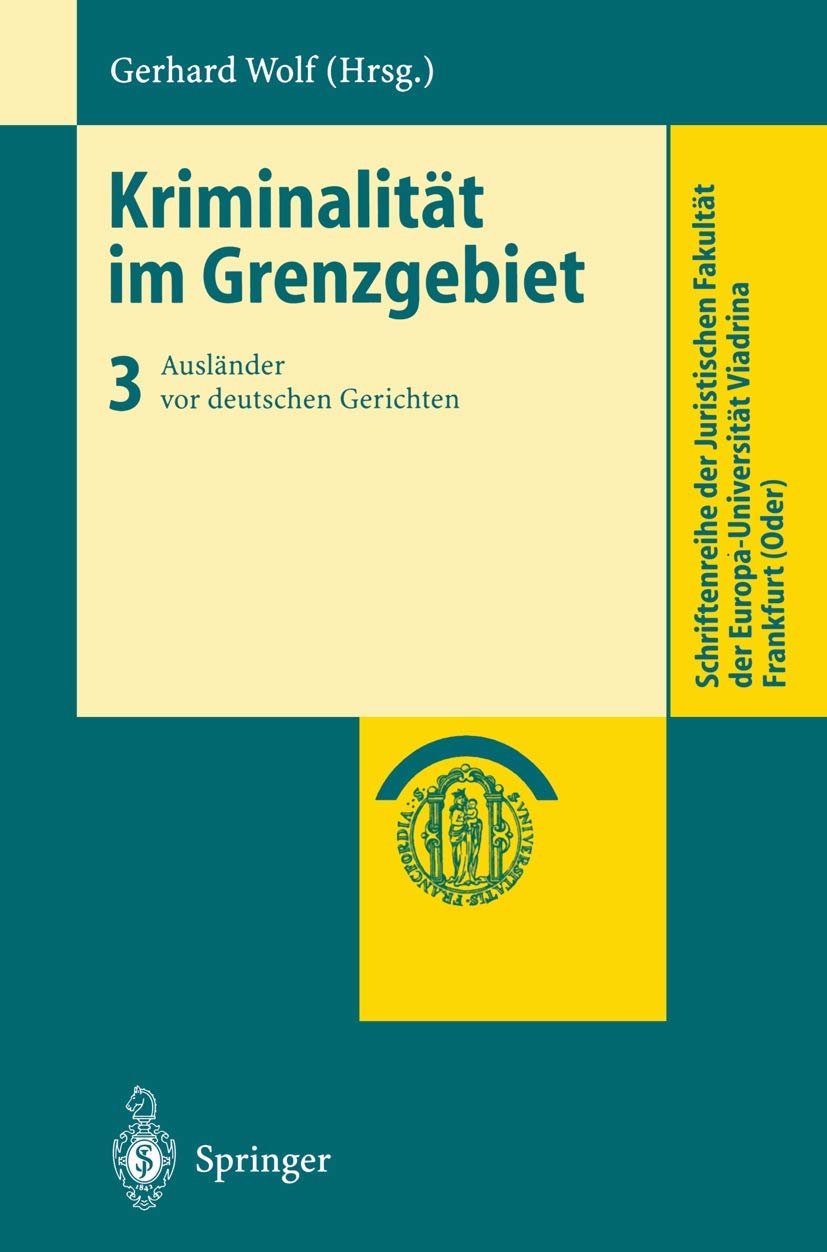 Kriminalität Im Grenzgebiet (English, Gerhard Wolf) - Image 2 - BookBajar