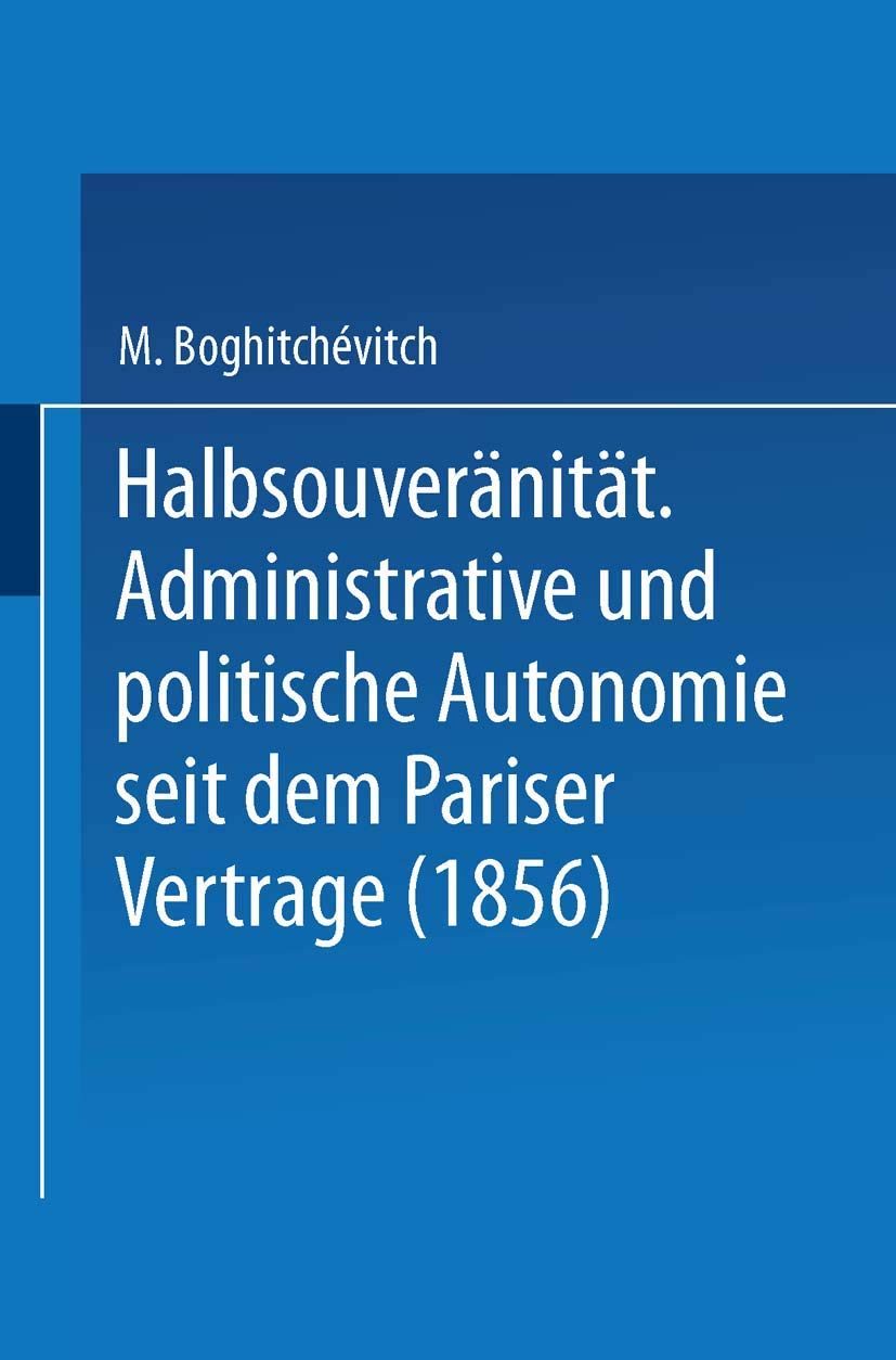 Halbsouveränität (English, M. Boghitchévitch) - Image 2 - BookBajar