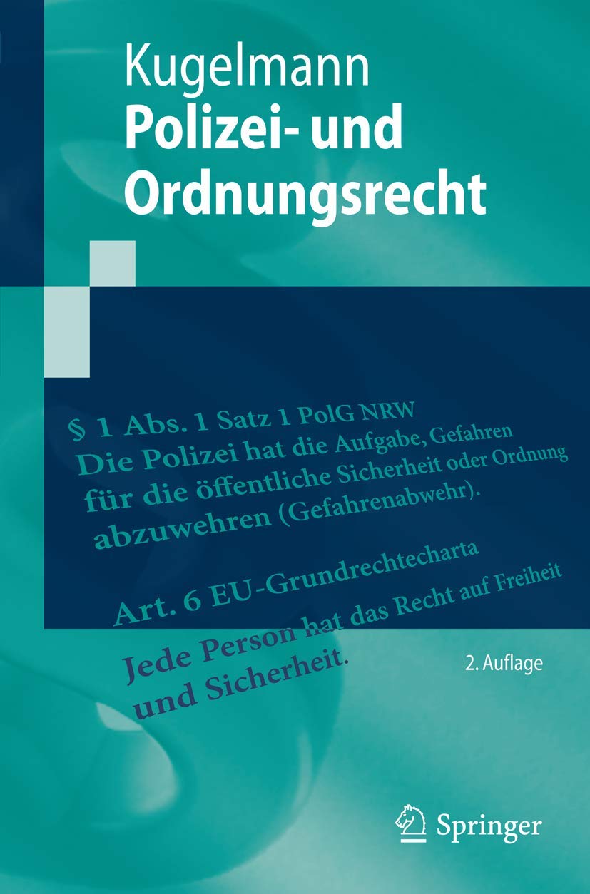Polizei- Und Ordnungsrecht (English, Dieter Kugelmann) - Image 2 - BookBajar