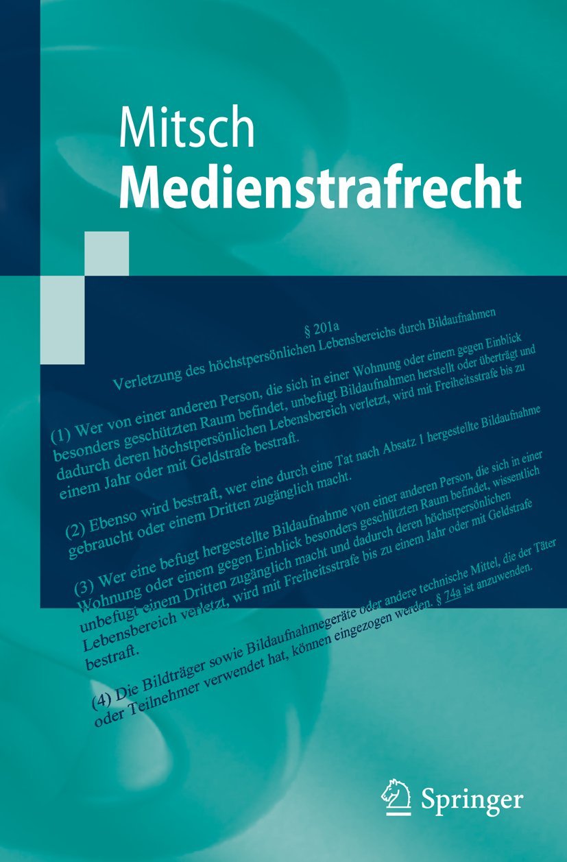 Medienstrafrecht (English, Wolfgang Mitsch) - Image 2 - BookBajar