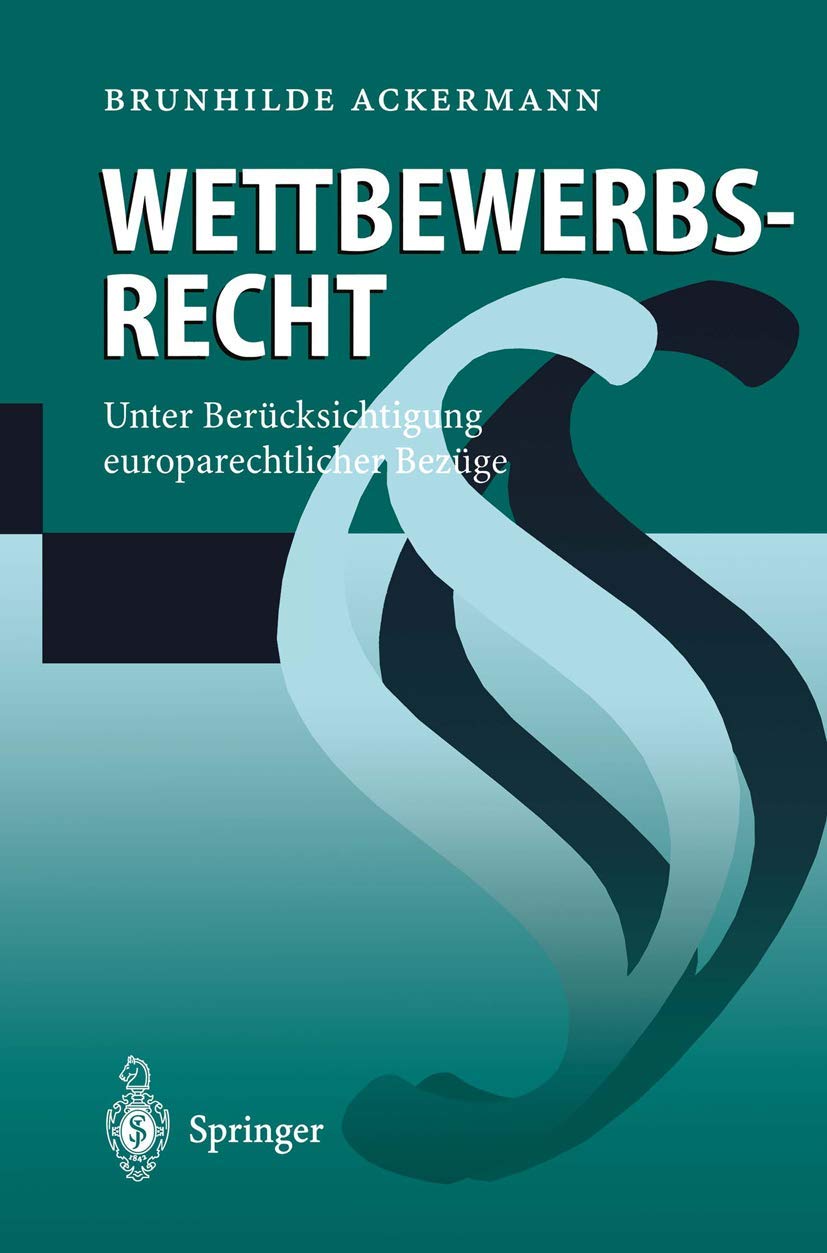 Wettbewerbsrecht (English, Brunhilde Ackermann) - Image 2 - BookBajar