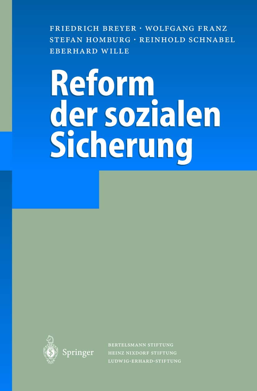 Reform Der Sozialen Sicherung (English, Friedrich Breyer | Wolfgang Franz | Stefan Homburg) - Image 2 - BookBajar
