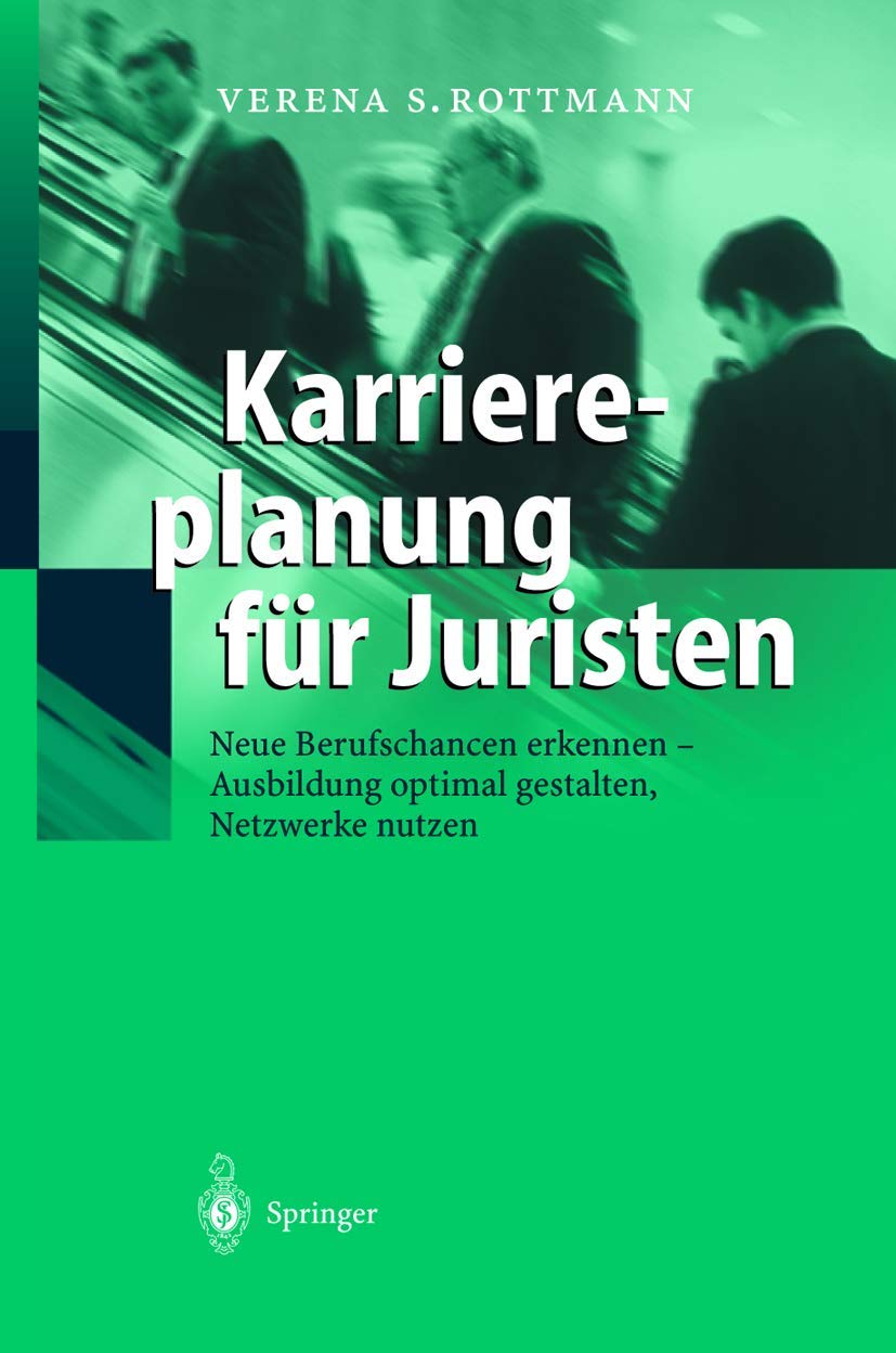 Karriereplanung Für Juristen (English, Verena S. Rottmann) - Image 2 - GlowMirror