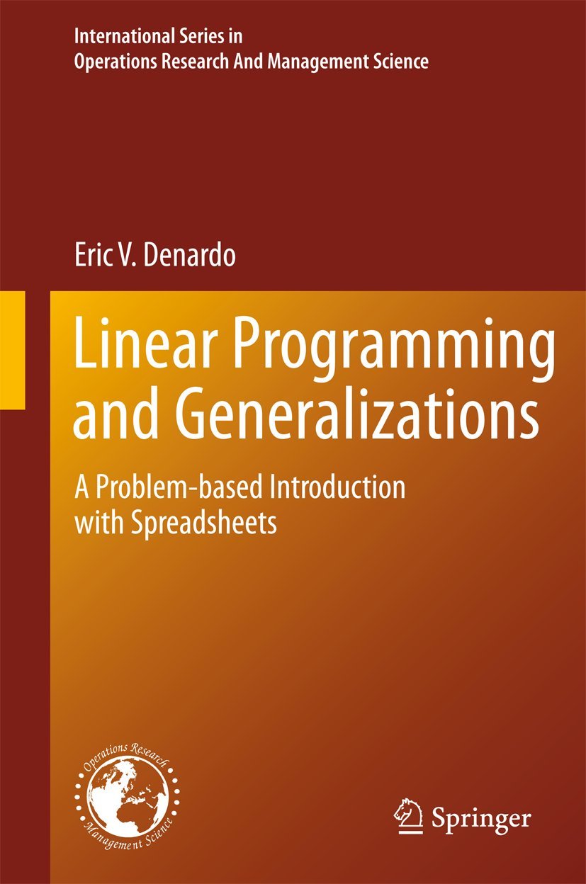 Linear Programming and Generalizations (English, Eric V. DeNardo) - Image 2 - BookBajar