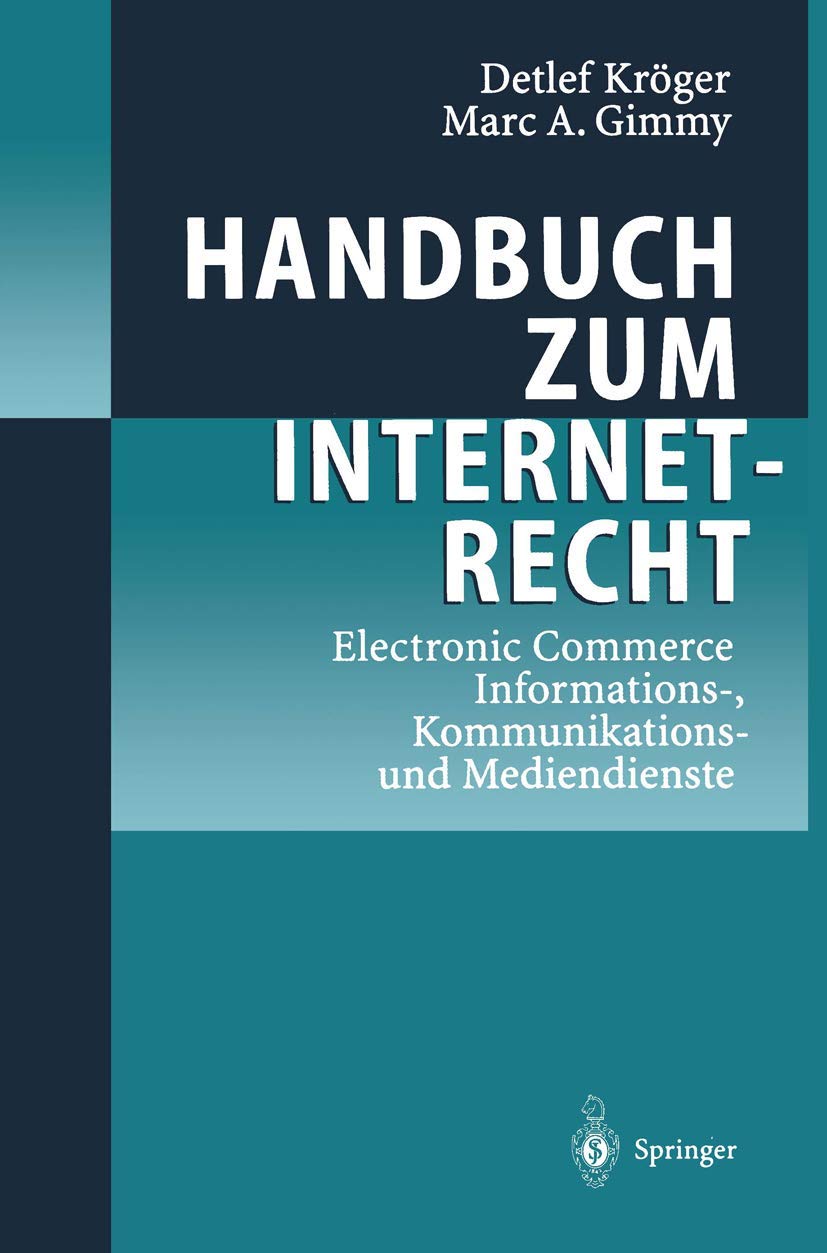 Handbuch Zum Internetrecht (English, Detlef Kröger | Marc A. Gimmy) - Image 2 - BookBajar