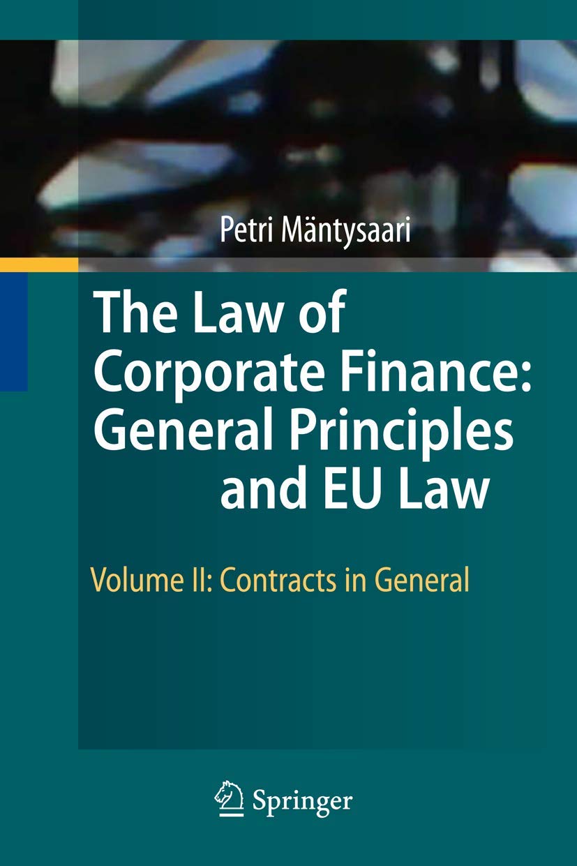 The Law of Corporate Finance (English, Petri Mäntysaari) - Image 2 - BookBajar