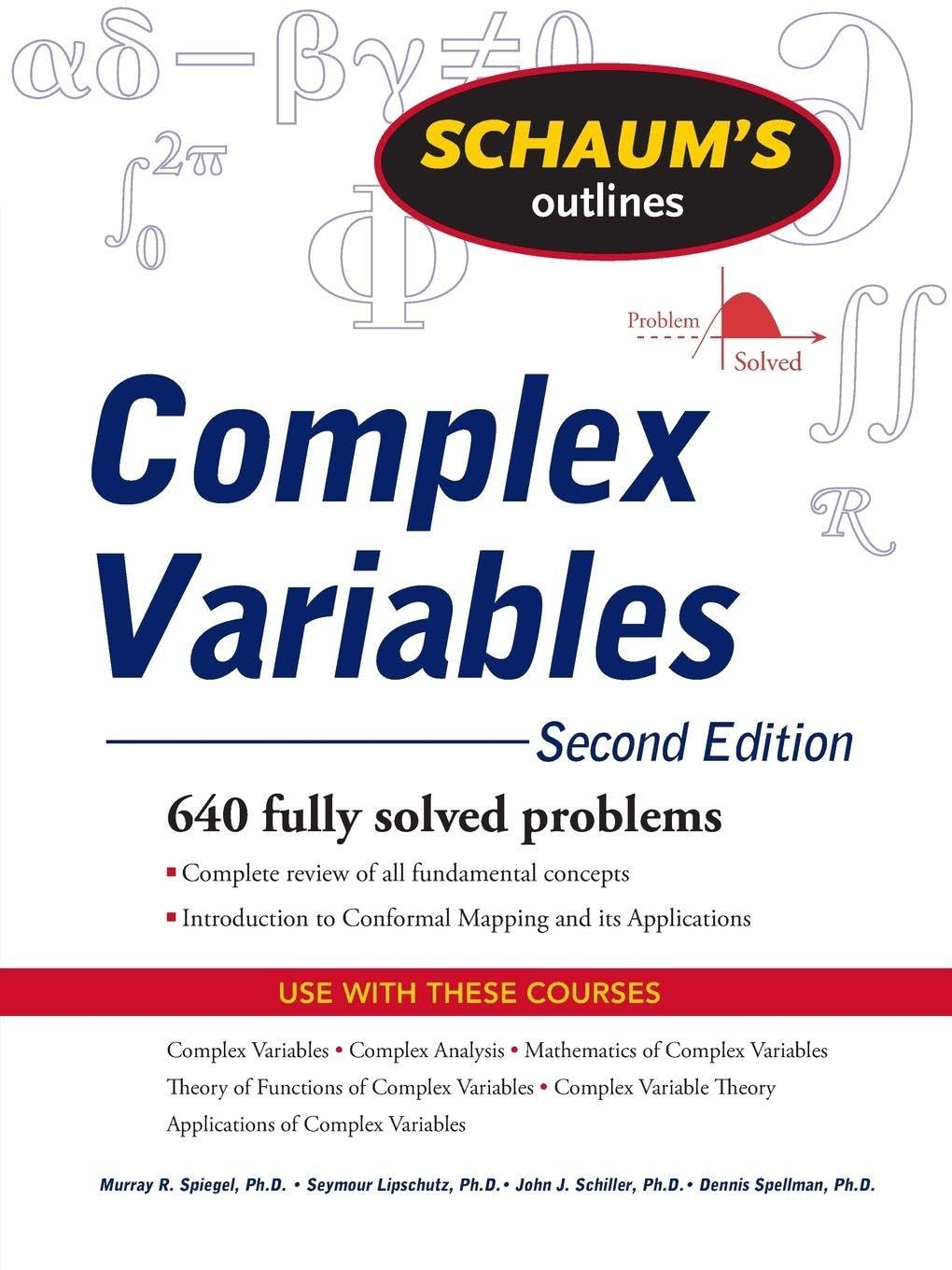 Buy Schaum's Outline of Complex Variables, 2ed: An Eclectic Collection of Found Verse for Book Lovers (English, Paperback, Murray R. Spiegel, Seymour L... Online at Best Price - BookBajar