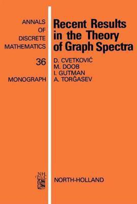 Buy Recent Results in the Theory of Graph Spectra (English, Paperback) Online at Best Price - BookBajar