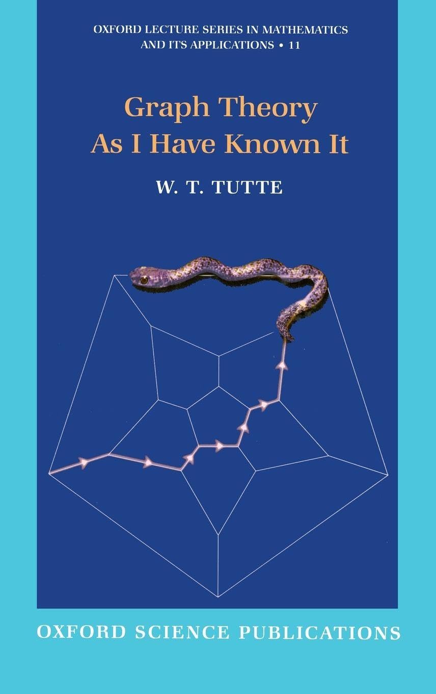 Buy Graph Theory As I Have Known It (English, Paperback, W. T. Tutte, W. T. Tuttle) Online at Best Price - BookBajar
