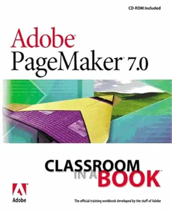 Buy PageMaker 7.0 Classroom in a Book (English, Paperback, . Adobe Creative Team) Online at Best Price - BookBajar
