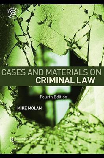 Buy Cases & Materials on Criminal Law (English, Paperback) Online at Best Price - BookBajar