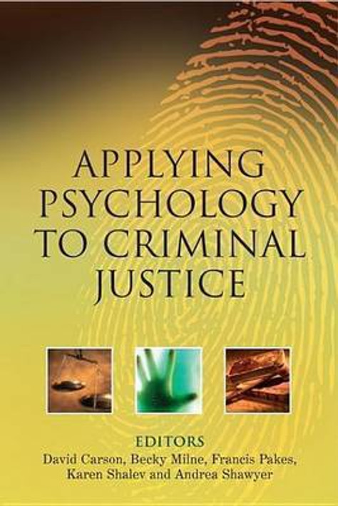 Buy Applying Psychology to Criminal Justice (English, Paperback) Online at Best Price - BookBajar