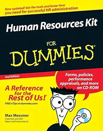 Buy Human Resources Kit For Dummies (English, Paperback) Online at Best Price - BookBajar