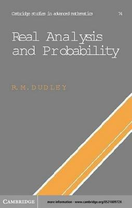 Buy Real Analysis and Probability (English, Paperback) Online at Best Price - BookBajar