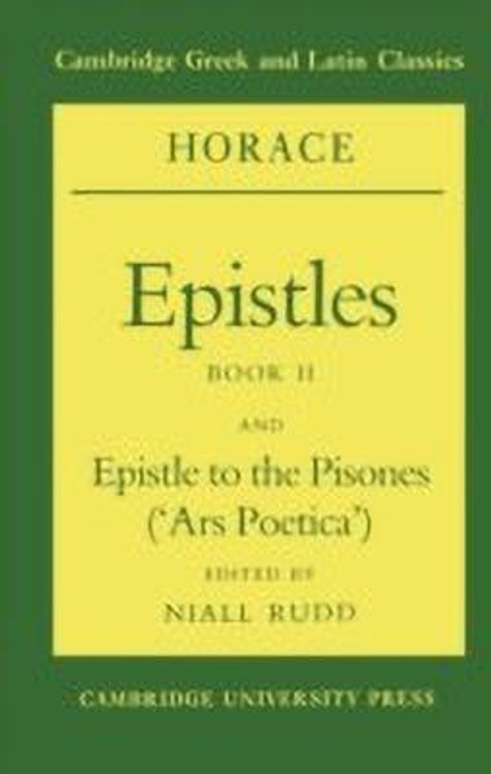 Buy Horace: Epistles Book II and Ars Poetica (English, Paperback) Online at Best Price - BookBajar