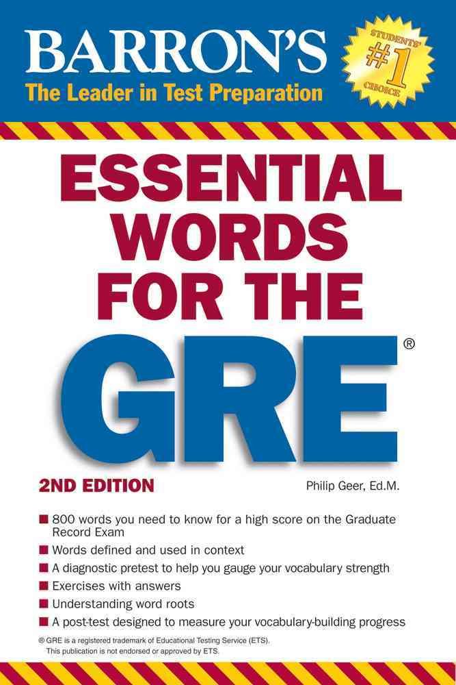 Buy Barron's Essential Words for the GRE (English, Paperback, Philip Geer) Online at Best Price - BookBajar