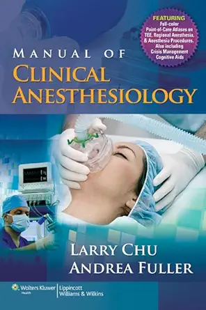 Buy Manual of Clinical Anesthesiology (English, Paperback, Larry F. Chu) Online at Best Price - BookBajar