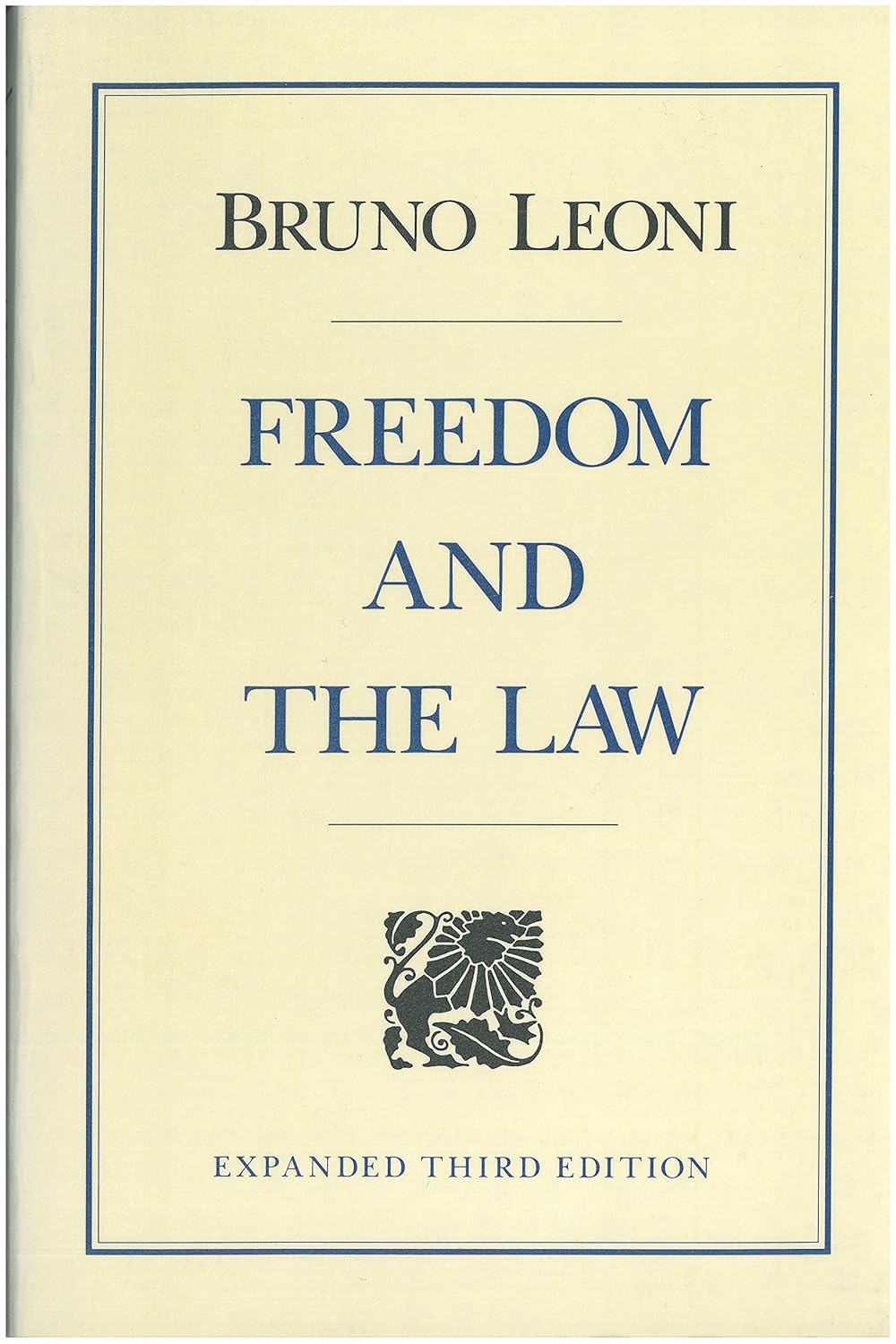 Buy Freedom and the Law (English, Paperback, Bruno Leoni) Online at Best Price - BookBajar