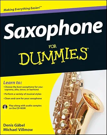 Buy Saxophone for Dummies (English, Paperback, Denis Gabel, Michael Villmow) Online at Best Price - BookBajar