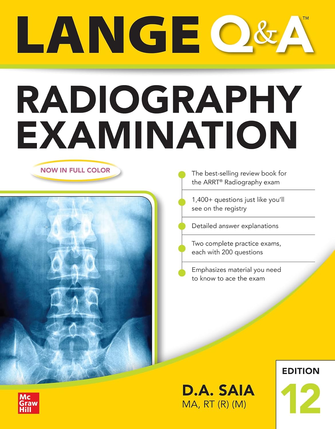 Buy Lange Q & A Radiography Examination 12e (English, Paperback, D.A. Saia) Online at Best Price - BookBajar