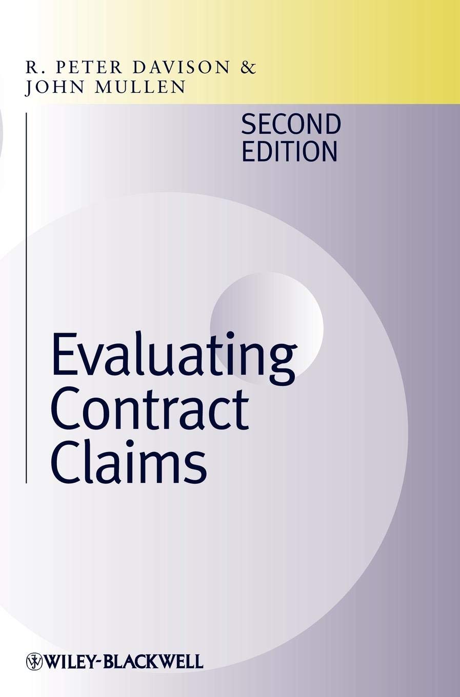Buy Evaluating Contract Claims (English, Hardcover, R. Peter Davison, John Mullen) Online at Best Price - BookBajar