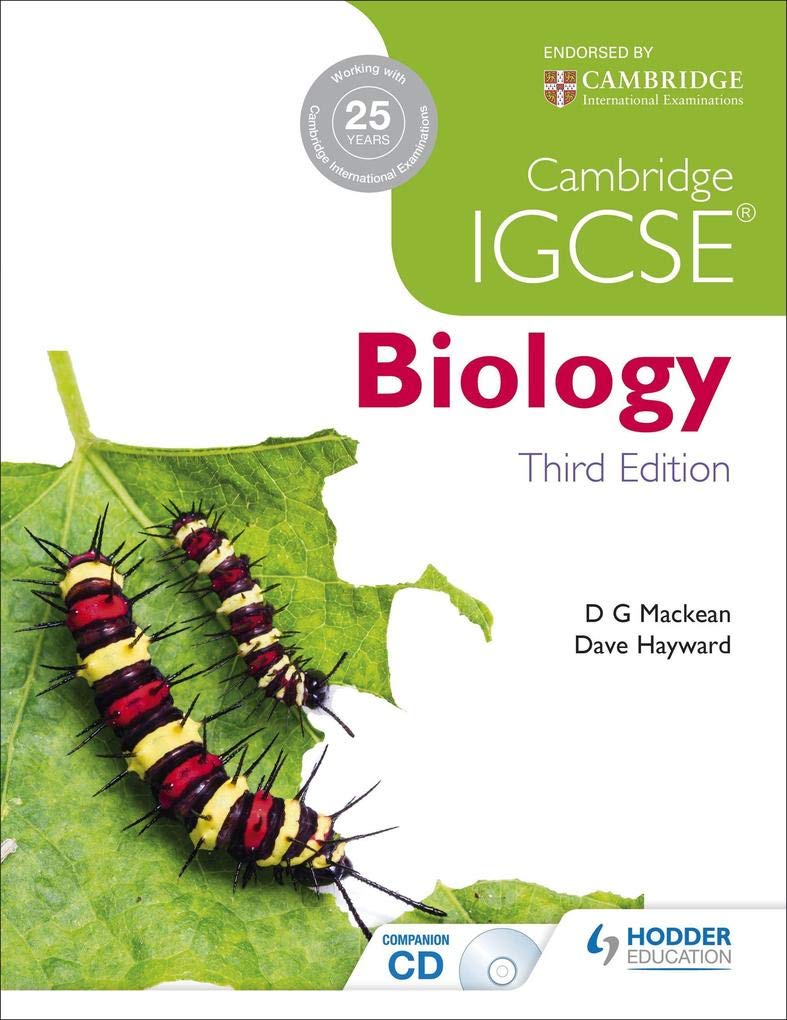 Buy Cambridge Igcse Biology 3rd Edition (English, Paperback, D G Mackean Dave Hayward D. G. Mackean) Online at Best Price - BookBajar