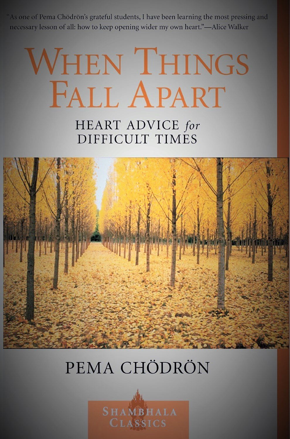 Buy When Things Fall Apart: Heart Advice for Difficult Times (English, Paperback, Pema Chodron) Online at Best Price - BookBajar