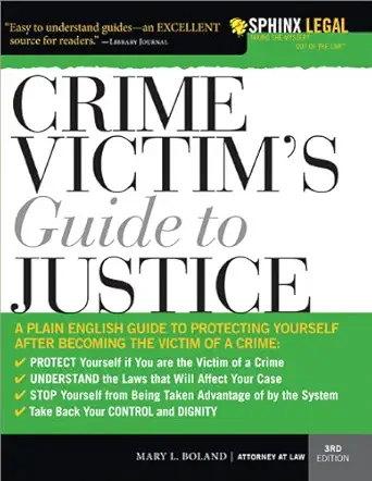 Buy Crime Victim's Guide to Justice (English, Paperback, Mary L. Boland) Online at Best Price - BookBajar