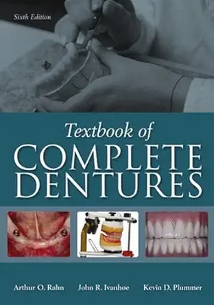 Buy Textbook of Complete Dentures (English, Hardcover, Arthur O. Rahn, John R. Ivanhoe, Kevin D. Plummer) Online at Best Price - BookBajar