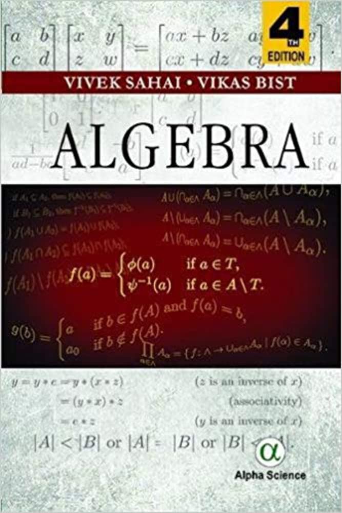 Buy Algebra: 4 (English, Hardcover, Vivek Sahai, Vikas Bist) Online at Best Price - BookBajar