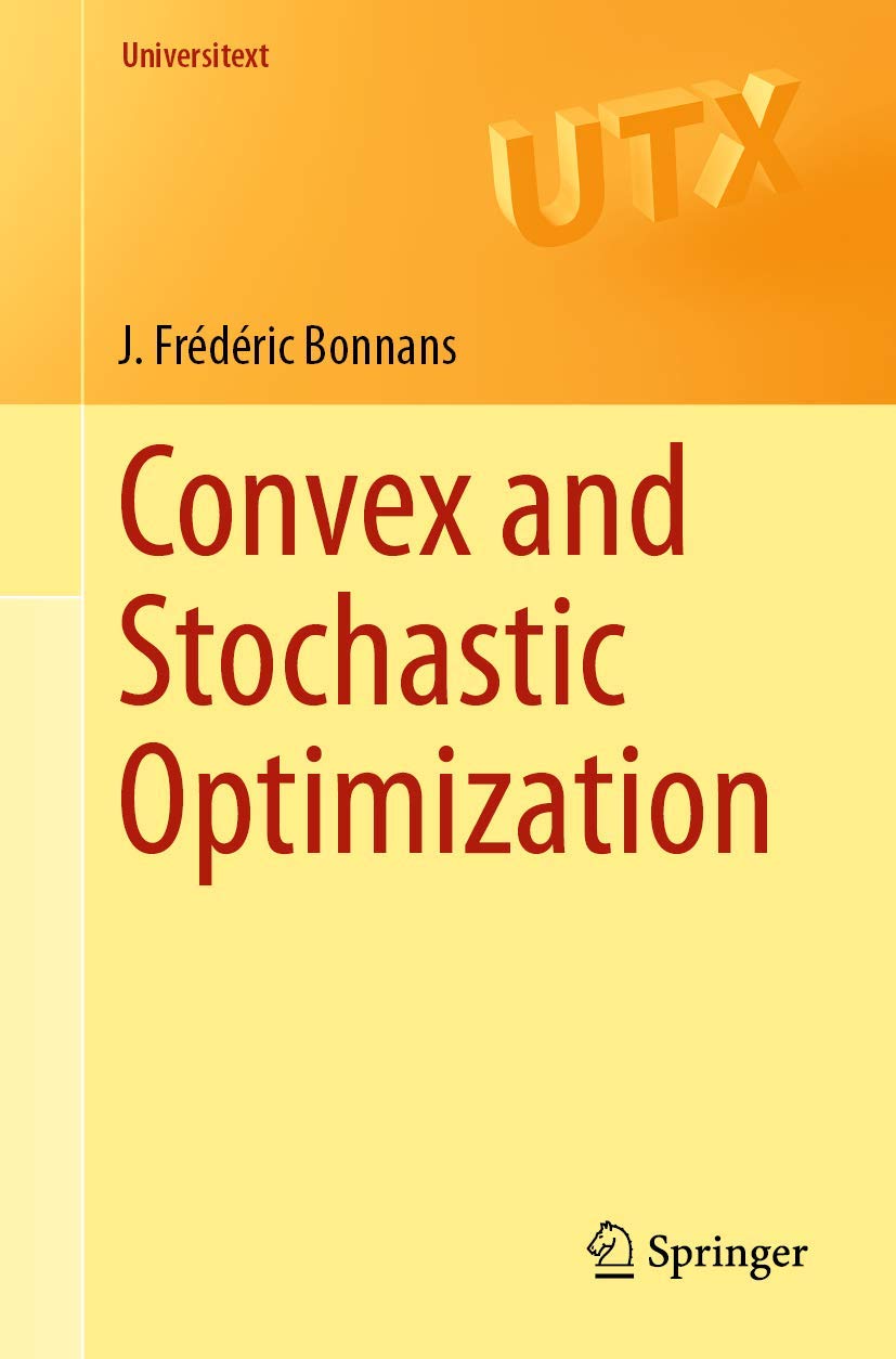Buy Convex and Stochastic Optimization (English, J. Frédéric Bonnans) Online at Best Price - BookBajar