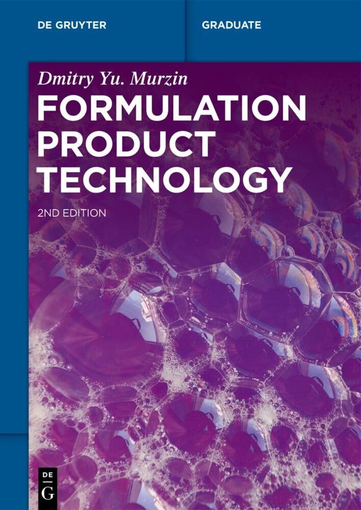 Buy Formulation Product Technology (De Gruyter Textbook) (English, Paperback, Dmitry Yu. Murzin) Online at Best Price - BookBajar