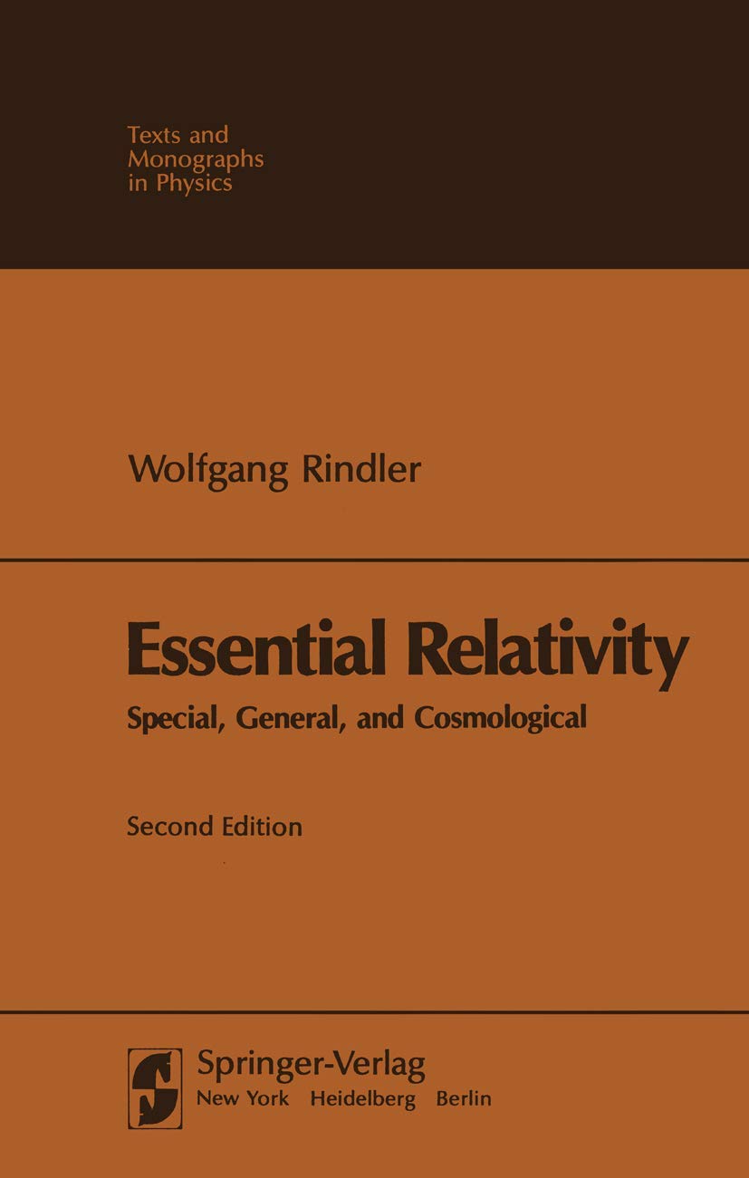 Buy Essential Relativity: Special, General, and Cosmological (Theoretical and Mathematical Physics) (English, Hardcover, W. Rindler) Online at Best Price - BookBajar