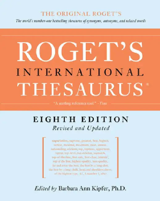 Buy Roget's International Thesaurus, 8th Edition (English, Barbara Ann Kipfer) Online at Best Price - BookBajar