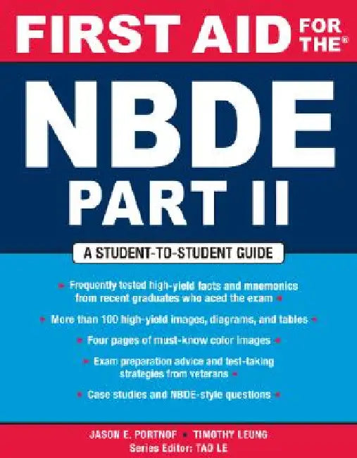 Buy First Aid for the NBDE Part II (English, Jason E. Portnof | Timothy Leung) Online at Best Price - BookBajar