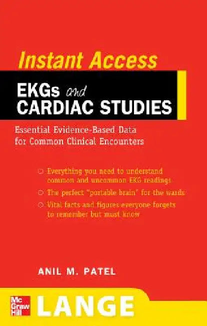Buy Lange Instant Access EKGs and Cardiac Studies (English, Anil Patel) Online at Best Price - BookBajar