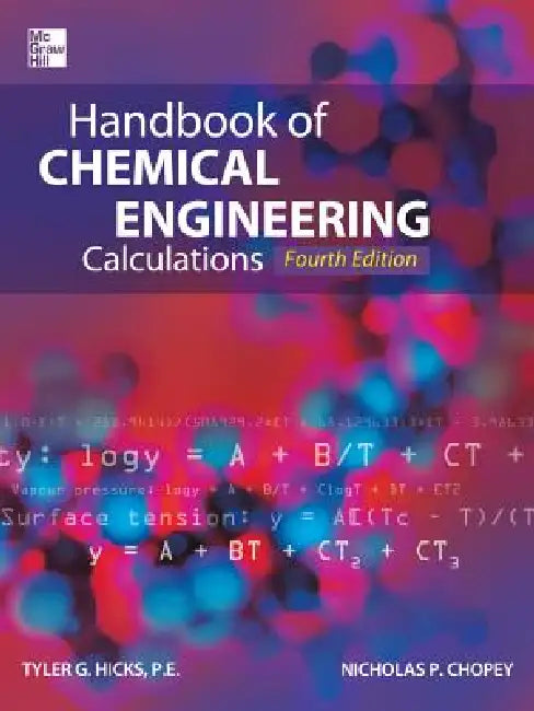Buy Handbook of Chemical Engineering Calculations (English, Tyler G. Hicks | Nicholas P. Chopey) Online at Best Price - BookBajar
