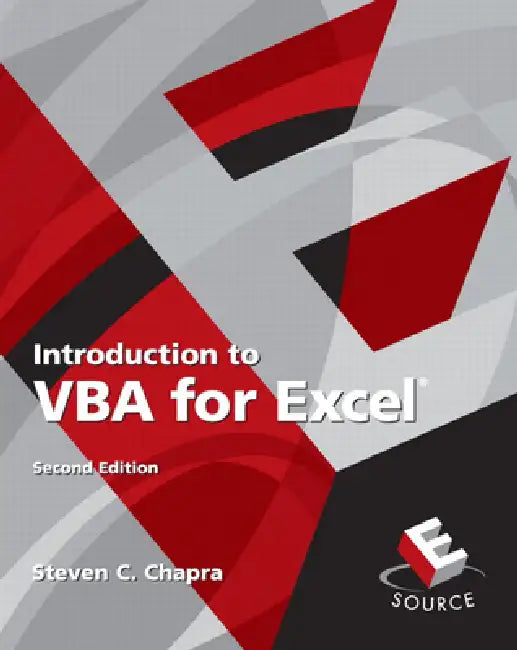 Buy Introduction to VBA for Excel (English, Steven Chapra) Online at Best Price - BookBajar
