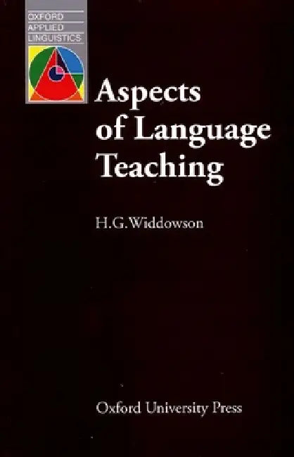 Buy Aspects of Language Teaching (English, H. G. Widdowson) Online at Best Price - BookBajar