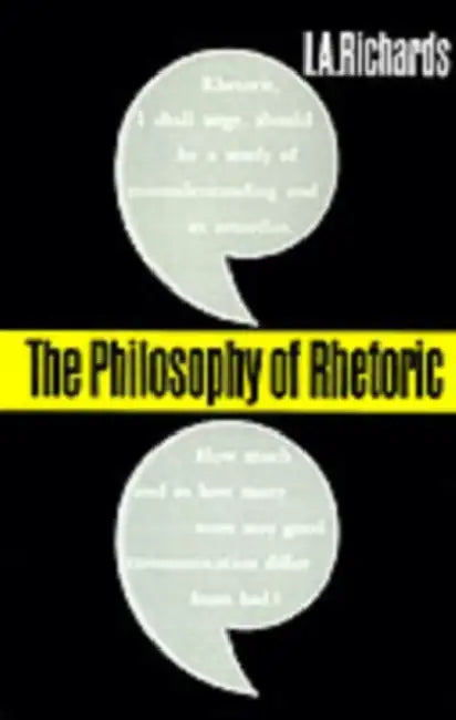 Buy The Philosophy of Rhetoric (English, Ivor a. Richards | Ivor a. Richards) Online at Best Price - BookBajar